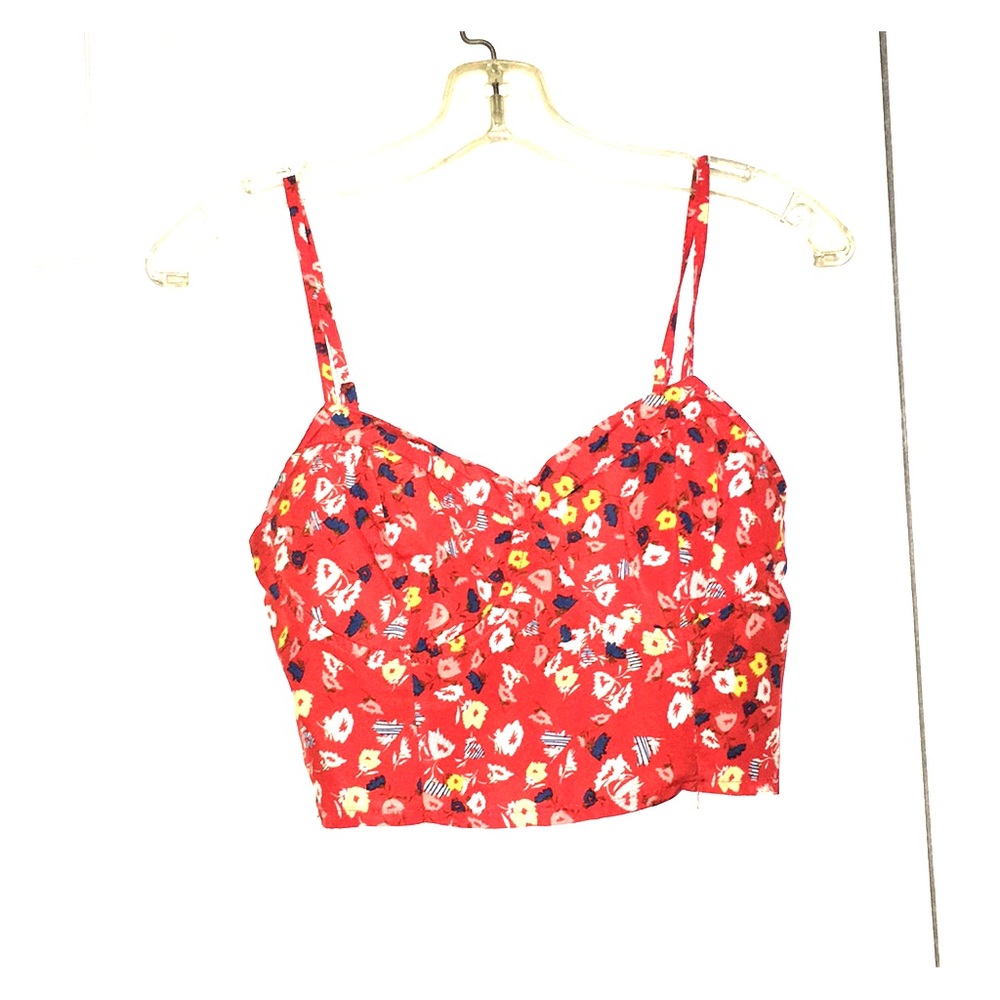 Floral crop top